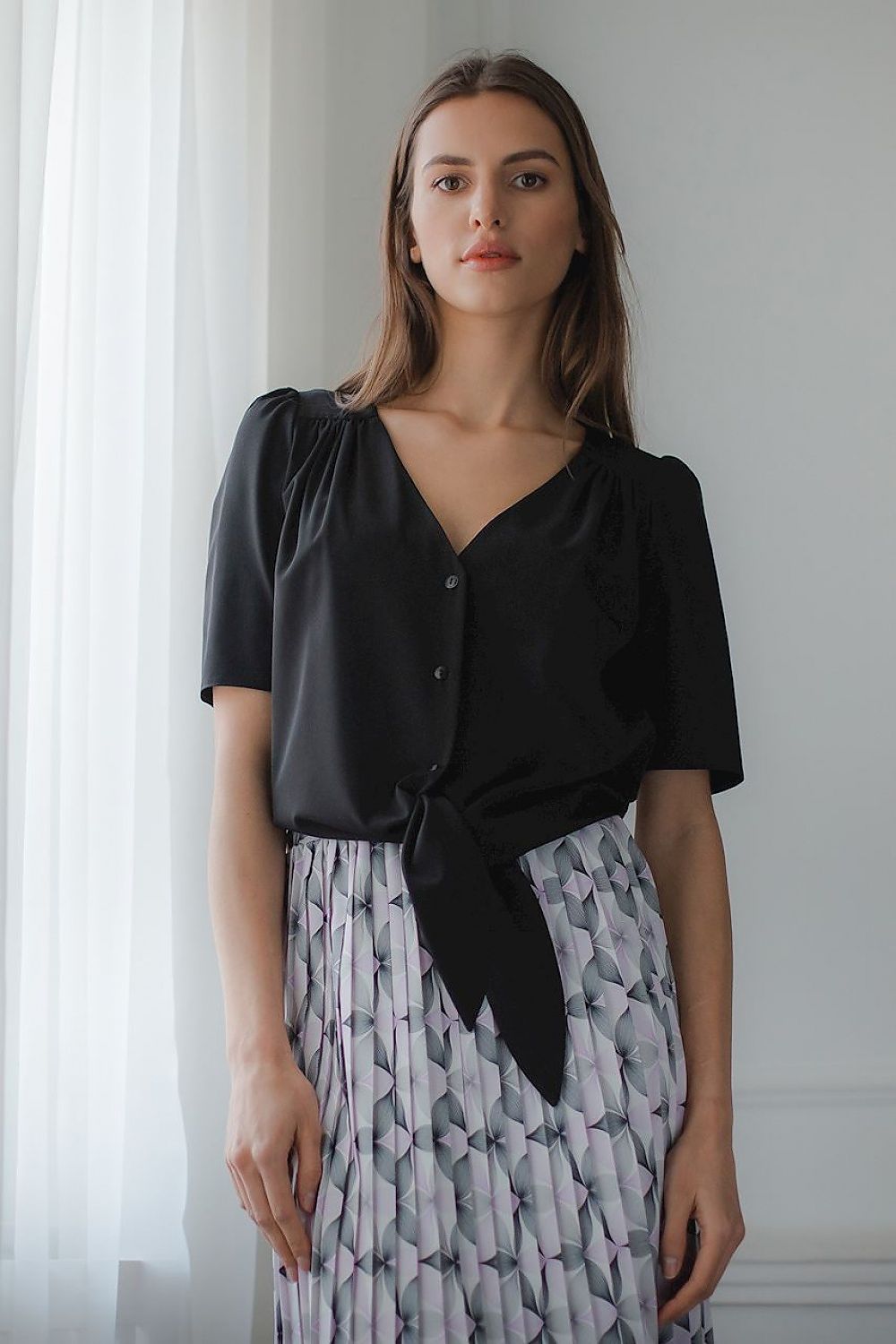  Camicia a manica corta model 143911 Lenitif 