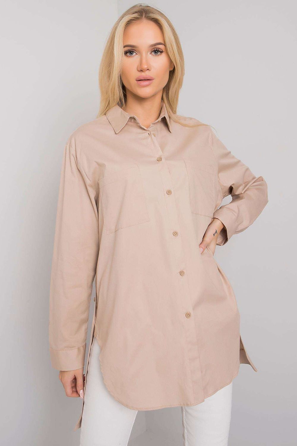  Camicia a manica lunga  model 160741 Ex Moda 