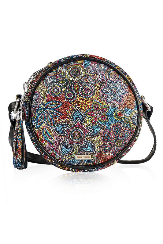  Borsa di pelle naturale model 173154 Galanter 