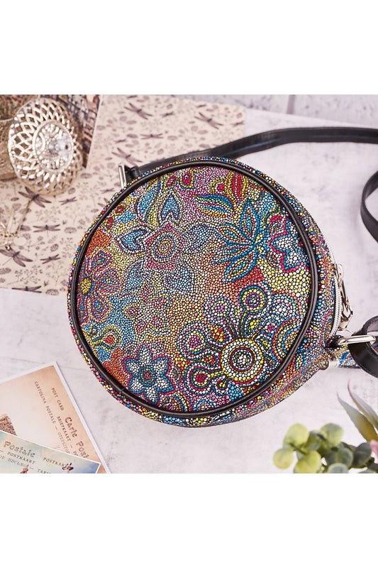  Borsa di pelle naturale model 173154 Galanter 