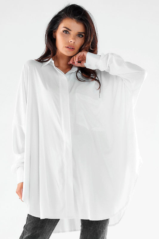  Camicia a manica lunga  model 173909 awama 