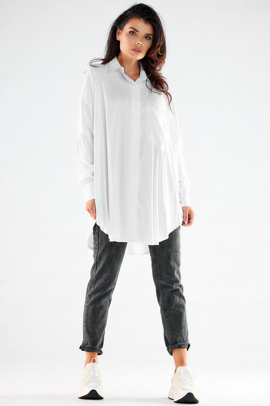  Camicia a manica lunga  model 173909 awama 