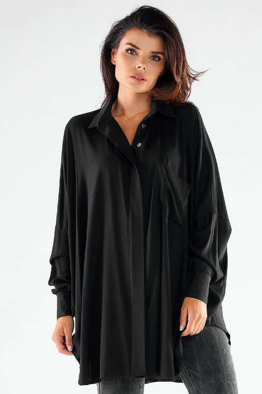  Camicia a manica lunga  model 173911 awama 