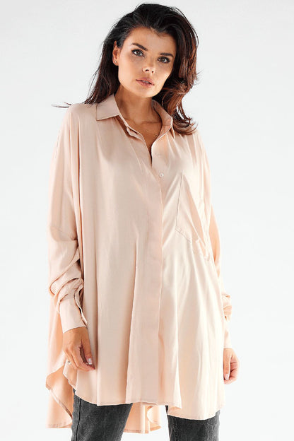 Camicia a manica lunga  model 173912 awama 