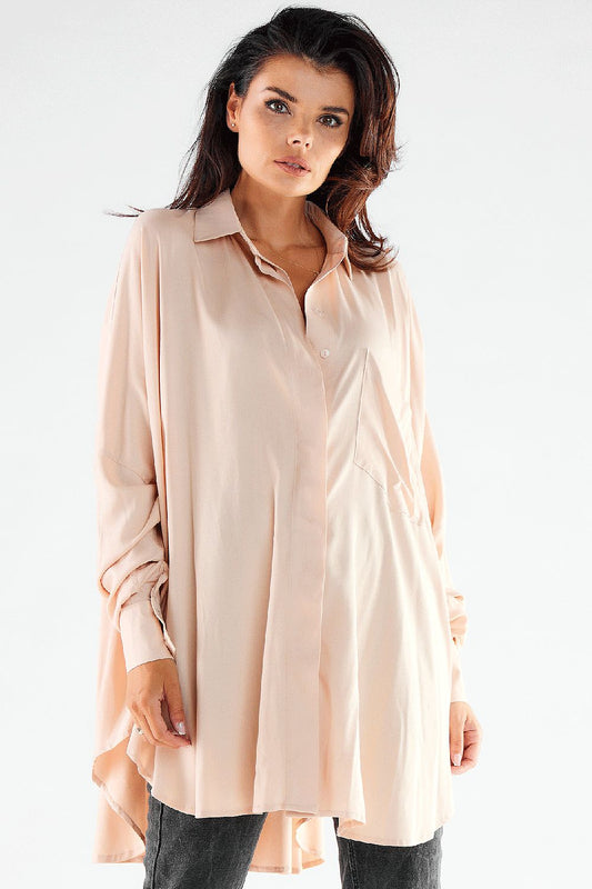  Camicia a manica lunga  model 173912 awama 