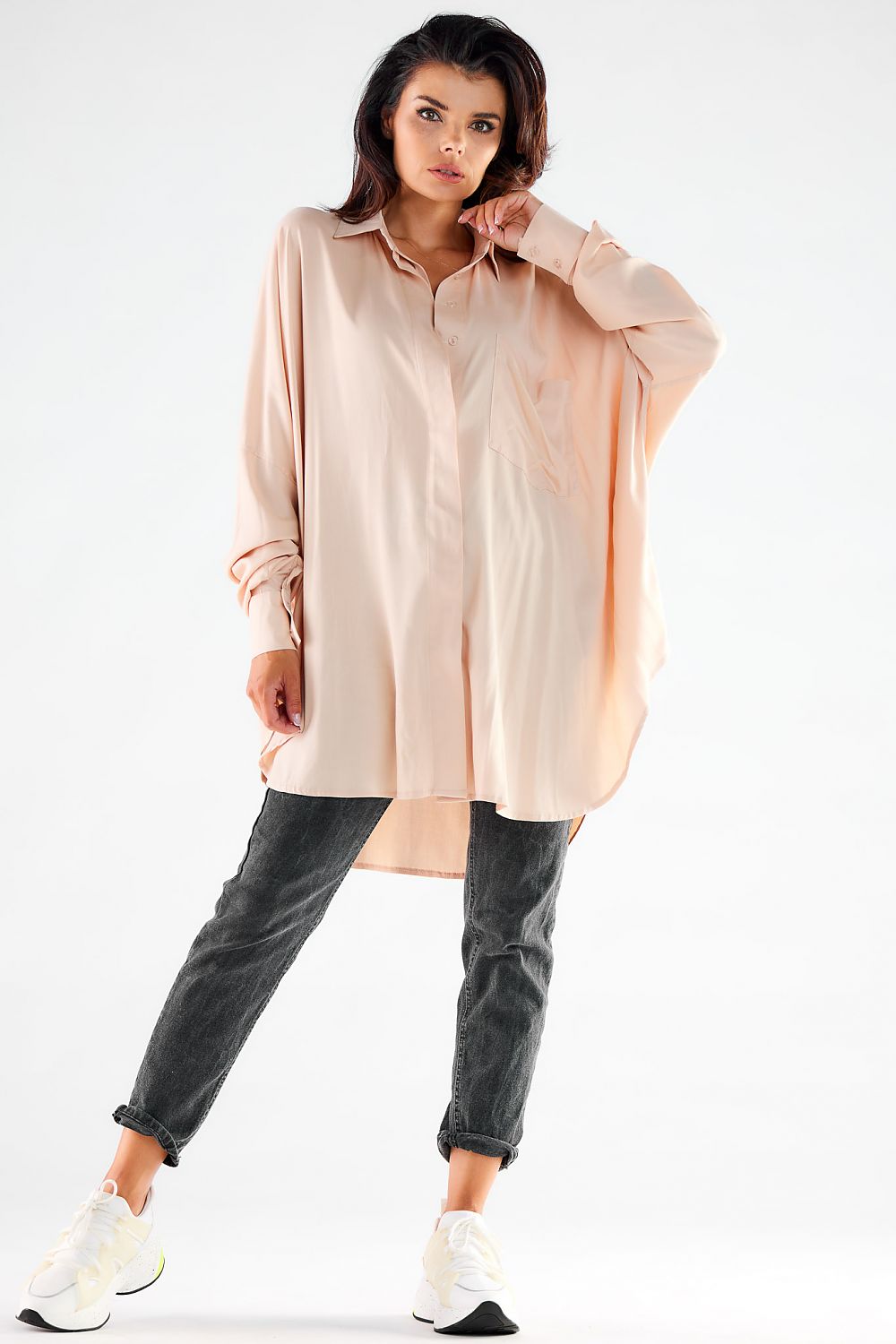  Camicia a manica lunga  model 173912 awama 