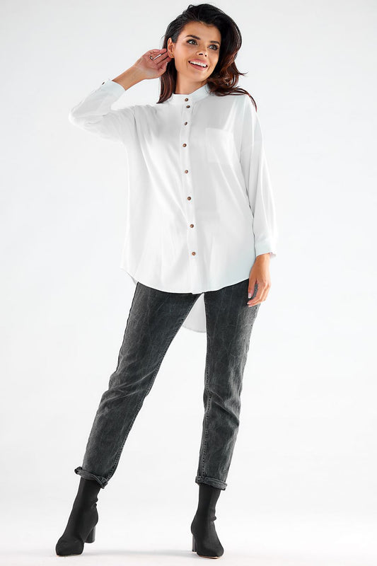  Camicia a manica lunga  model 173921 awama 