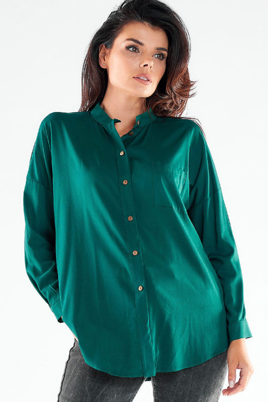  Camicia a manica lunga  model 173922 awama 
