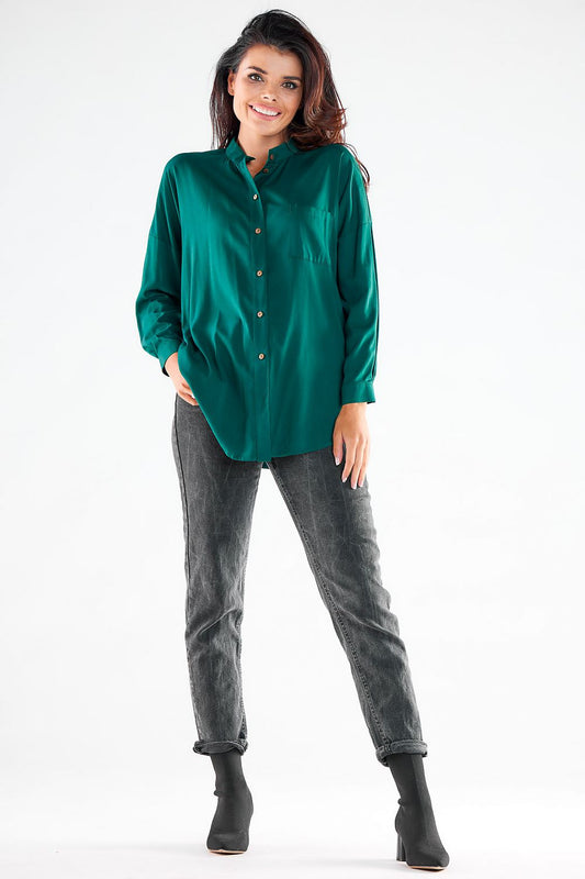  Camicia a manica lunga  model 173922 awama 