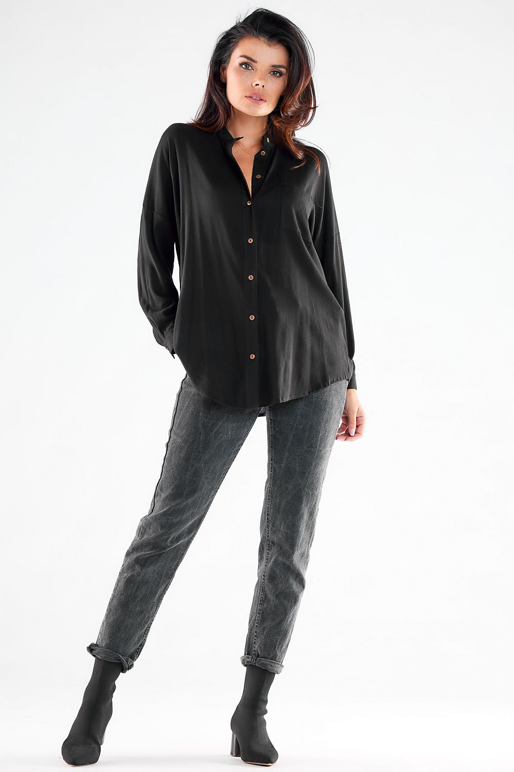  Camicia a manica lunga  model 173923 awama 