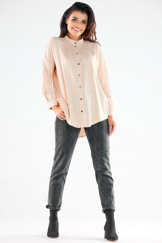  Camicia a manica lunga  model 173924 awama 