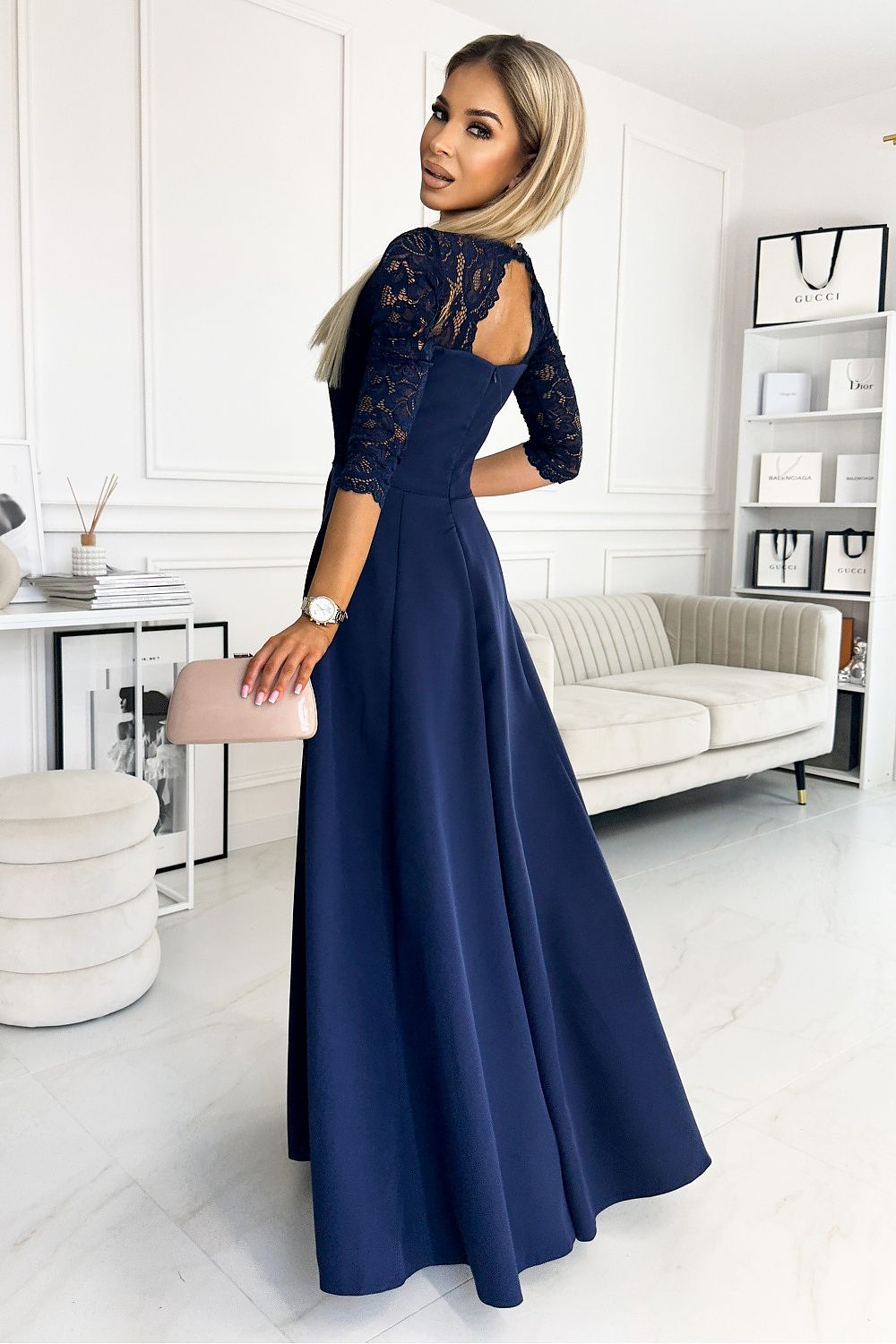  Vestito lungo model 177069 Numoco 
