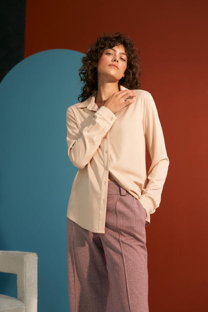  Camicia a manica lunga  model 184609 Nife 