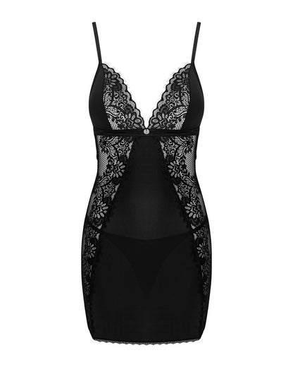 Completo Lingerie Sexy Babydoll in Pizzo Obsessive